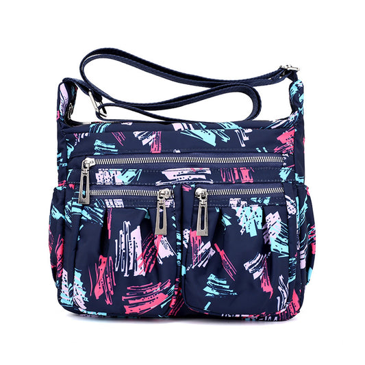 Nylon Crossbody Bag Waterproof Messenger Handbag