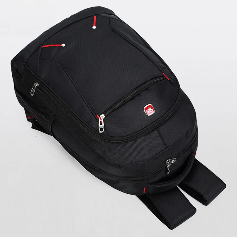Large Capacity School Backpack Zipper Laptop Rucksack
