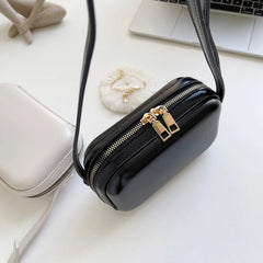 Vintage Mini Crossbody Phone Bag Women's PU Leather Shoulder Bag