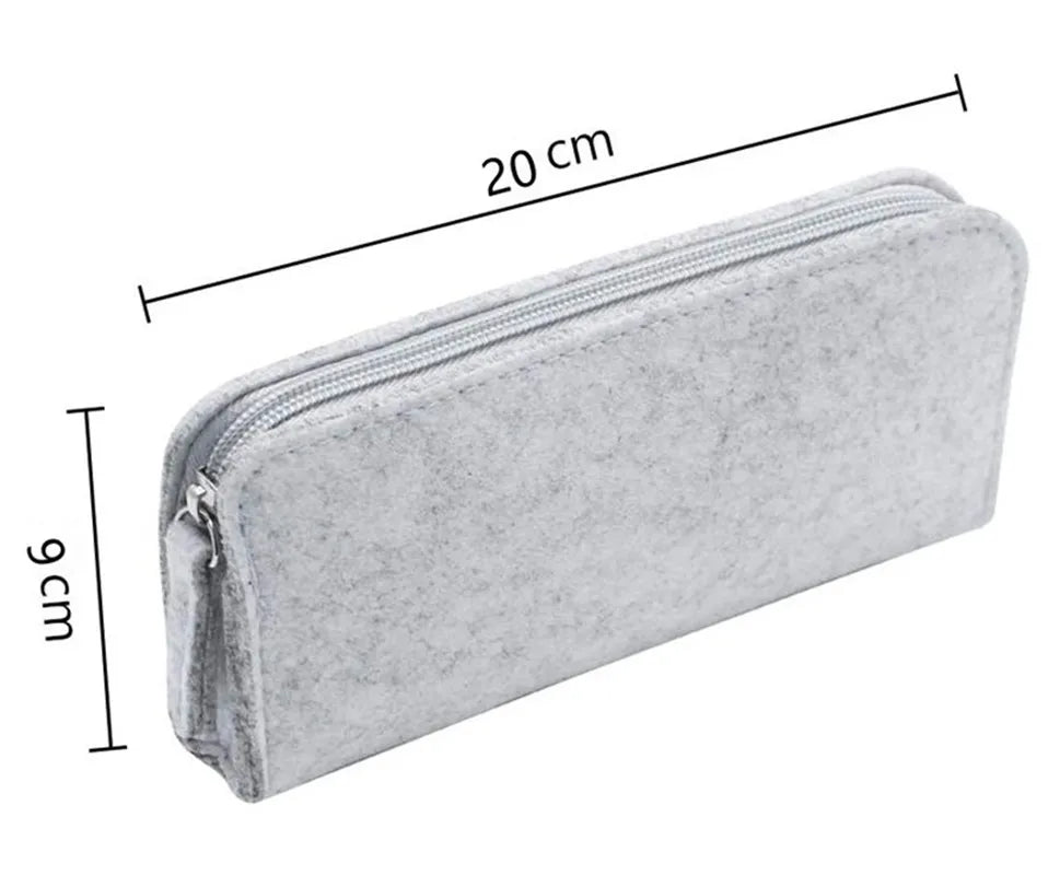 Zipper Pen Bag for Student Felt Pen Storage Bag