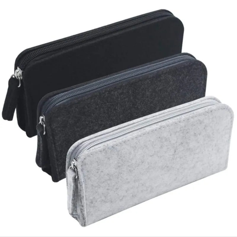 Zipper Pen Bag for Student Felt Pen Storage Bag