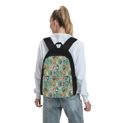 Zodiac Pattern Backpacks Men's and Women's Bags