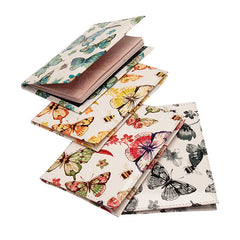 Bees Butterfly Flowers Passport Cover Ticket ID Holder