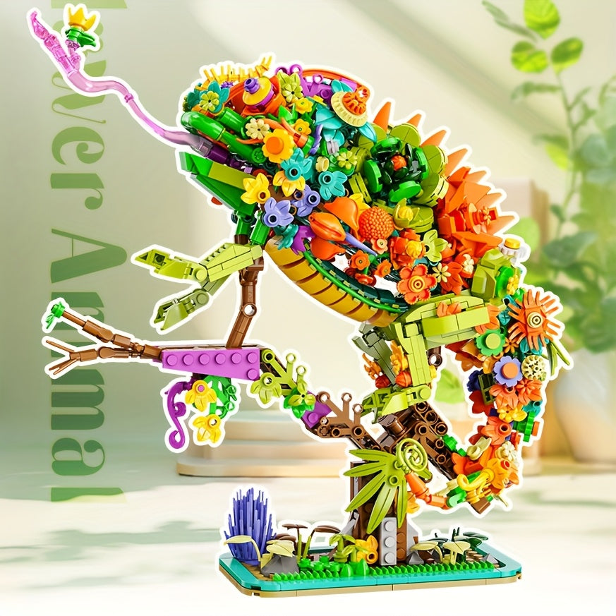 Chameleon Model Building Blocks Set DIY Home Decoration Artistic Living Room
