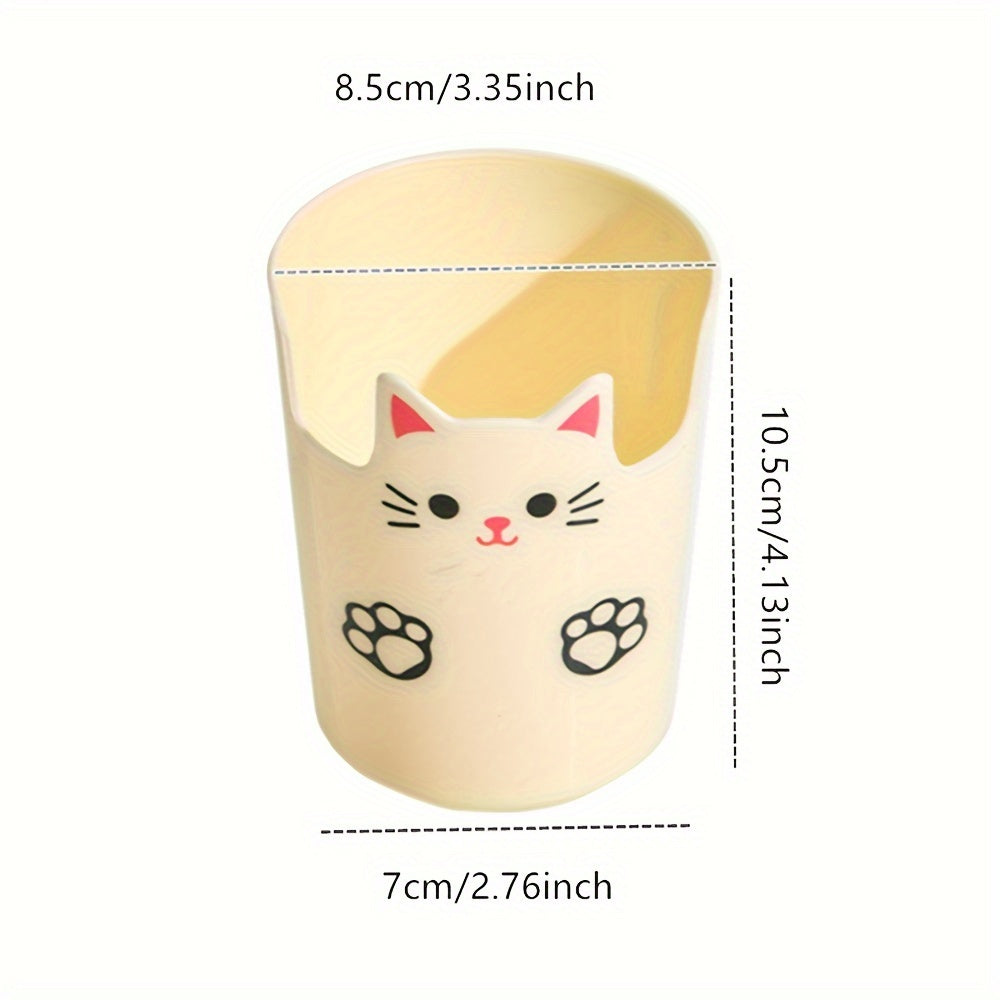 Desktop Pen Holder Cartoon Large capacity Student Makeup Storage Box