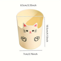 Desktop Pen Holder Cartoon Large capacity Student Makeup Storage Box