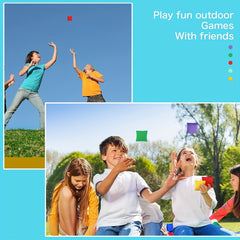 Outdoor Family Bean Bag Toss Game Set - Small Bean Bags for Kids