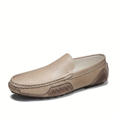 Women's Solid Flat Loafers Comfortable Slip On Shoes
