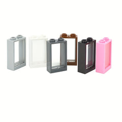 20pcs Building Blocks Window House Parts Frame 1X2X3 Compatible with 60593 60602