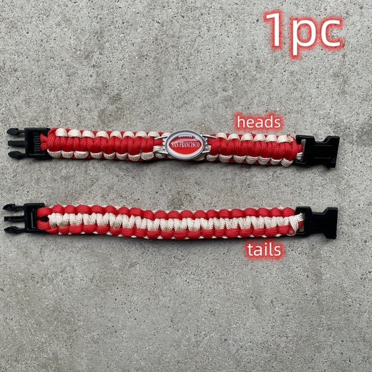 Portable Survival Bracelet for Outdoor Camping