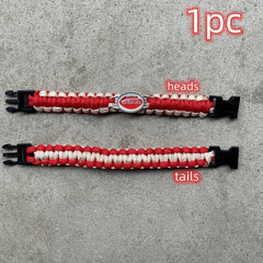 Portable Survival Bracelet for Outdoor Camping