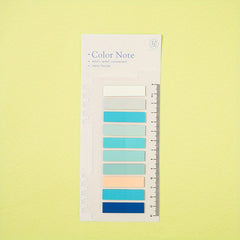 Morandi Index Stickers, 10 Colors, Transparent, Student Reading Marking Stickers