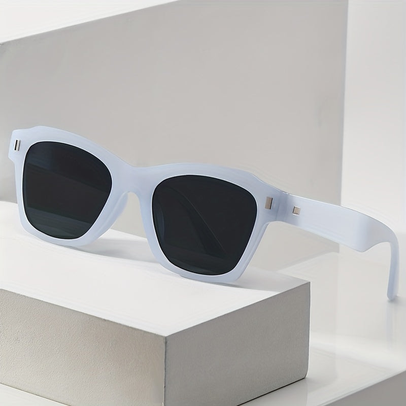 Men's Square Frame PC Sunglasses Vintage Mixed Decorative Eyewear