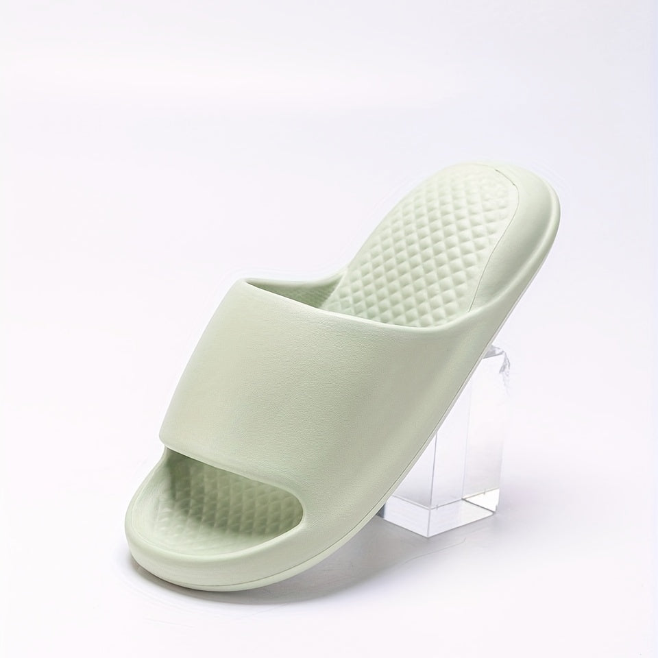 Minimalist Soft Solid Non Slip Bath Shoes Women's Home Slides