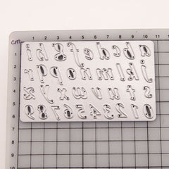 Metal Alphabet Letters Cutting Dies Stencils for DIY Craft Scrapbooking