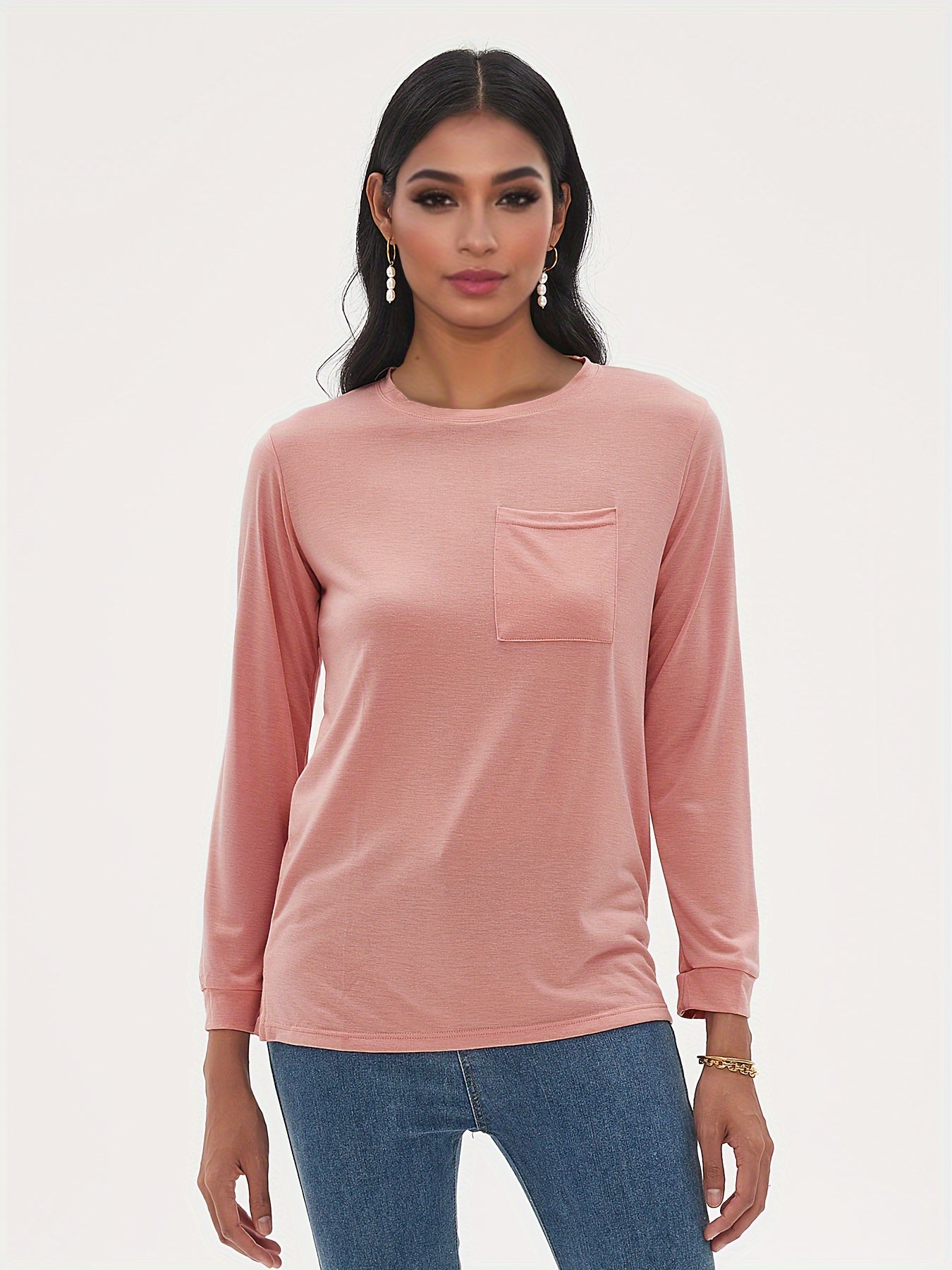 Casual Long Sleeve Sports T-shirt Women's Activewear