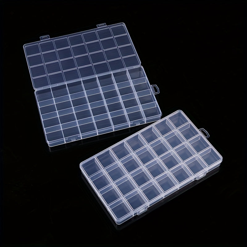 28 Grids Plastic Storage Box Jewelry Fishing Gear Organizer