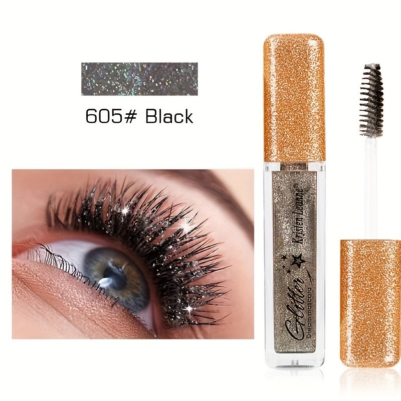 12 Colored Glitter Volumizing Mascara Shimmer Finish