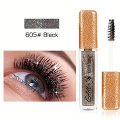 12 Colored Glitter Volumizing Mascara Shimmer Finish