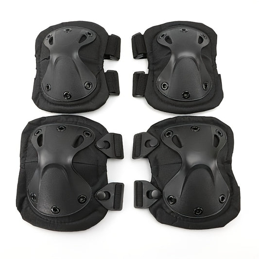 4pcs Knee Elbow Pads Set for Outdoor Activities