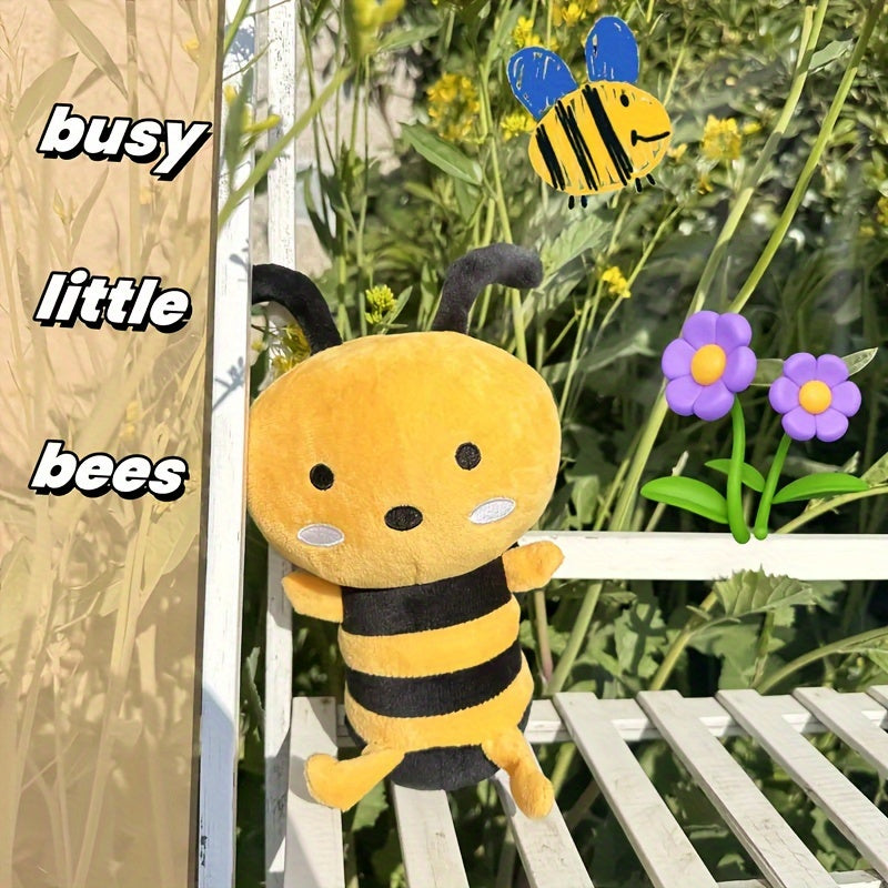 Bee Plush Toy Yellow Stripes Soft Stuffed Animal