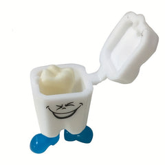 Cute Teeth Collection Box for Kids' Souvenirs - Set of 10