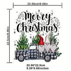 Festive Christmas Tree Iron-On Transfer For DIY Clothing