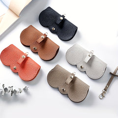 Lychee Embossed Glasses Bag Cover Sunglasses Reading Glasses Pouch Case