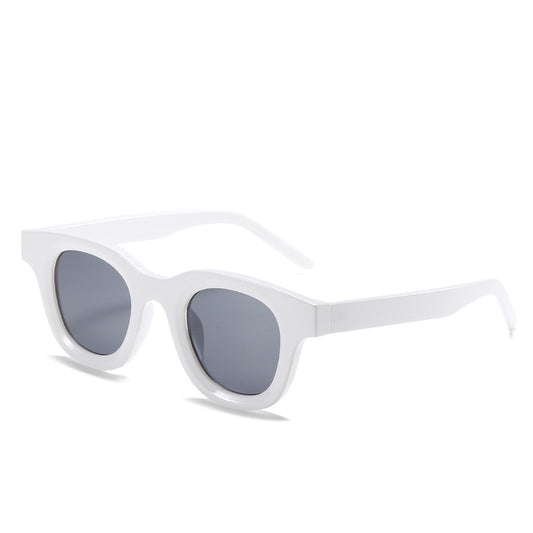 Vintage Oversized Oval Sunglasses Women Sun Protection Tinted Lenses