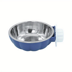 Removable Stainless Steel Dog Bowl for Enhanced Feeding