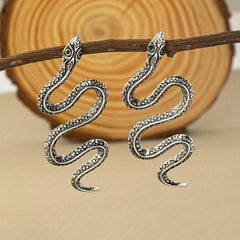 Snake Party Earrings 14K Plated Jewelry For Women Girls