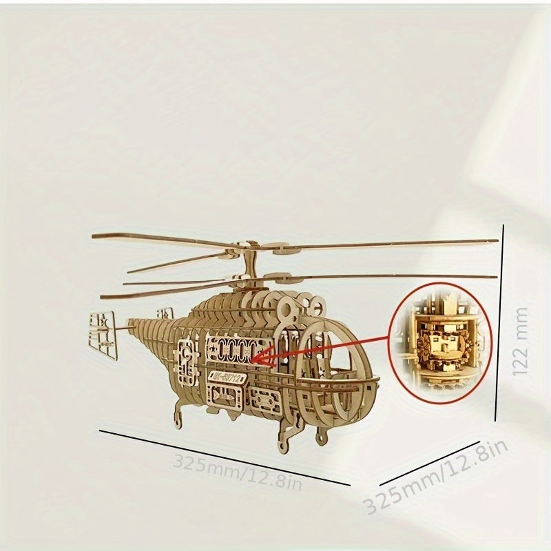 3D Airplane Puzzle - Creative Model Gift for Living Room & Bedroom