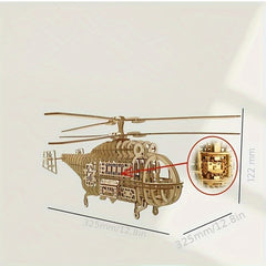 3D Airplane Puzzle - Creative Model Gift for Living Room & Bedroom