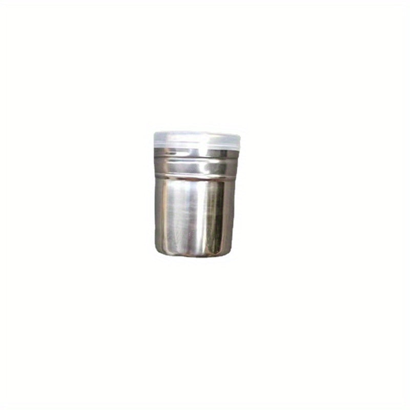 16pcs Cappuccino Shape Coffee Stencils Mesh Shaker Sugar Shaker With Lid