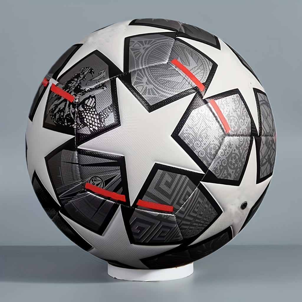 Standard No 5 Soccer Ball PU Football for Outdoor Training