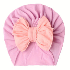 Nylon Bow Baby Hat 0-3 Years Old