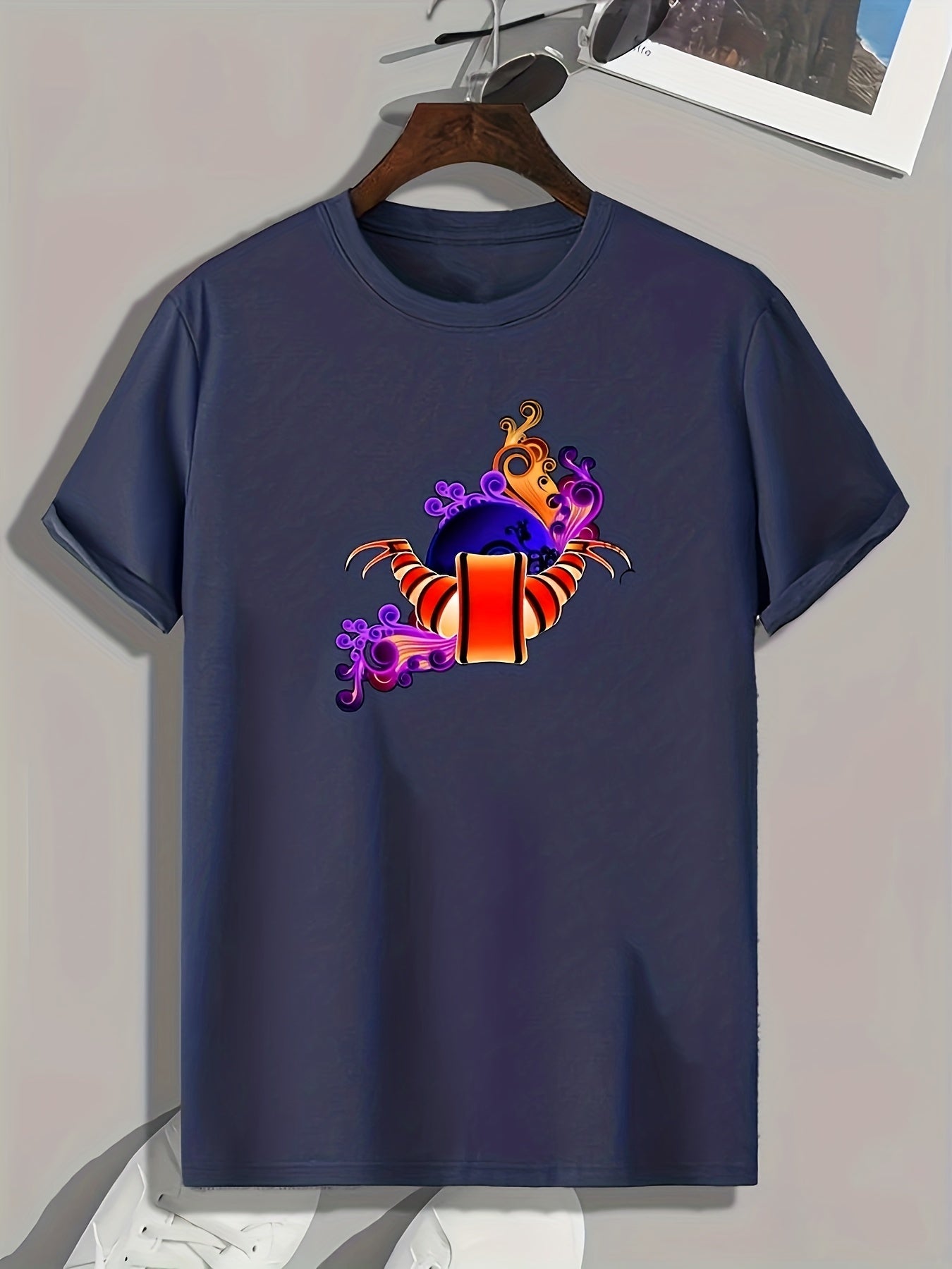 Art Pattern Print Men's Comfy Sports T-Shirt