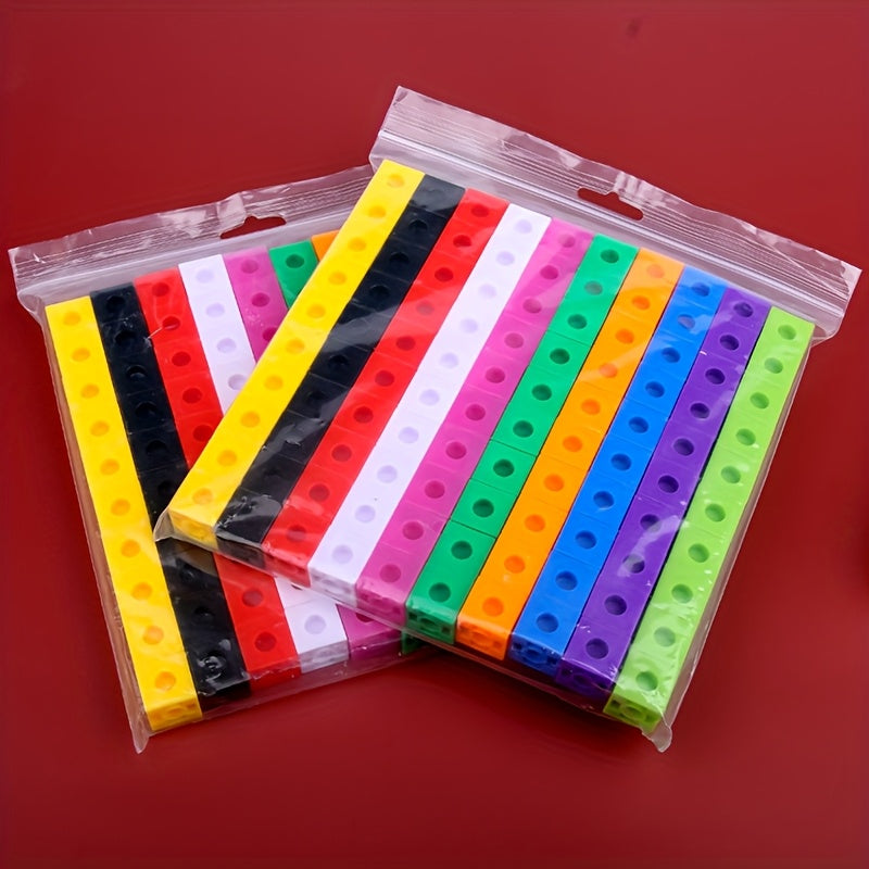100pcs Colorful Building Blocks for Early Learning
