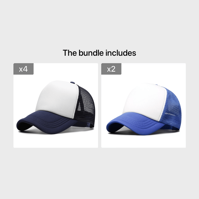 High Mesh Trucker Baseball Cap Snapback Hat