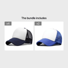 High Mesh Trucker Baseball Cap Snapback Hat