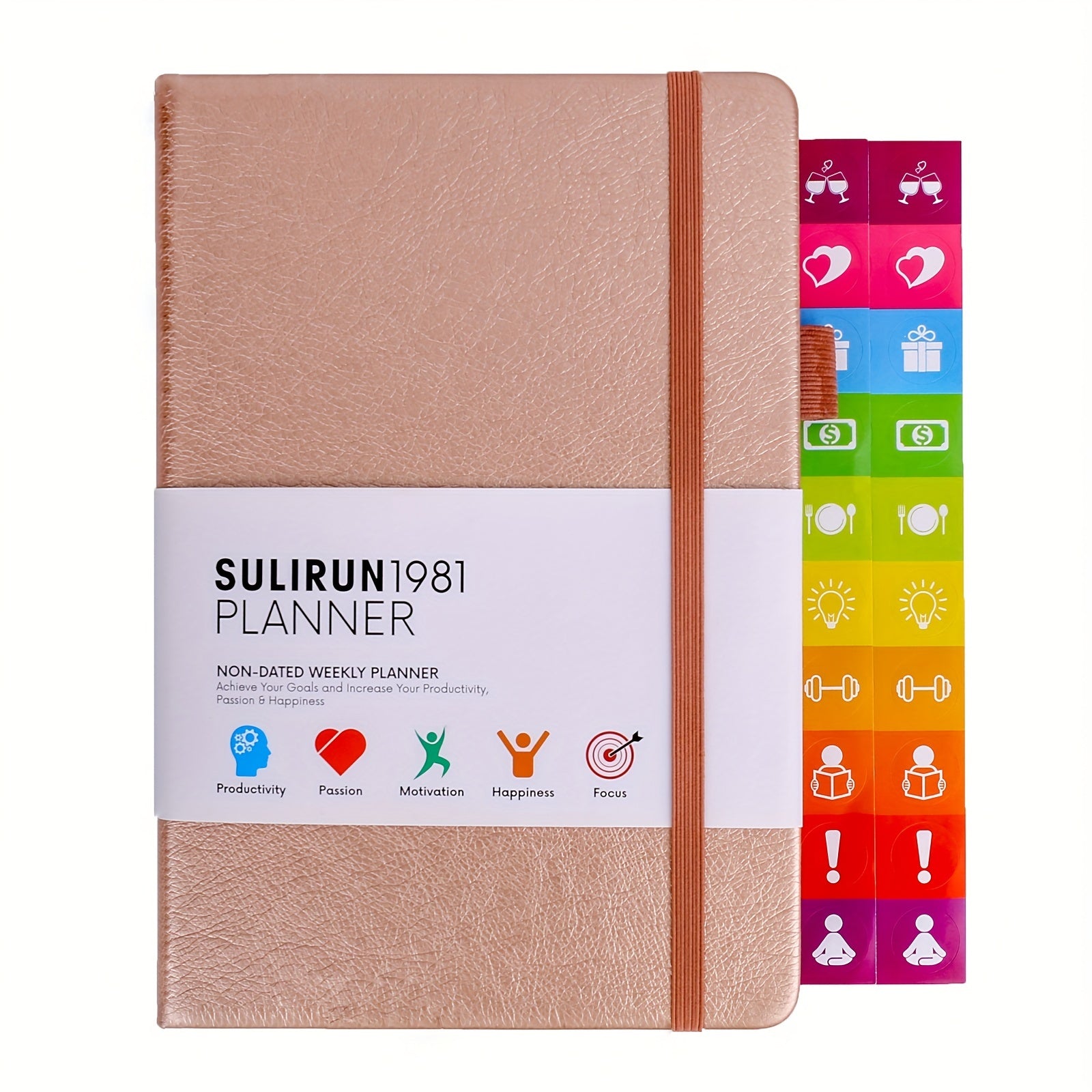 SULIRUN1981 Planner Weekly & Monthly Planner A5 Size 14 48 21 08 Cm
