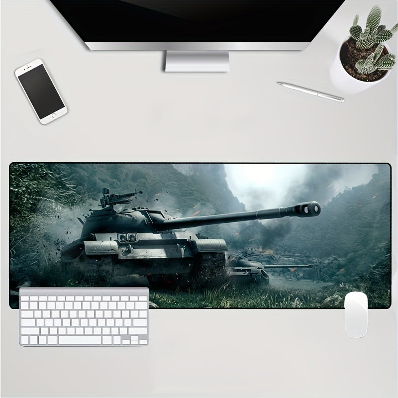 Oversized Thickened Esports Tank Battle Keyboard Desk Pad