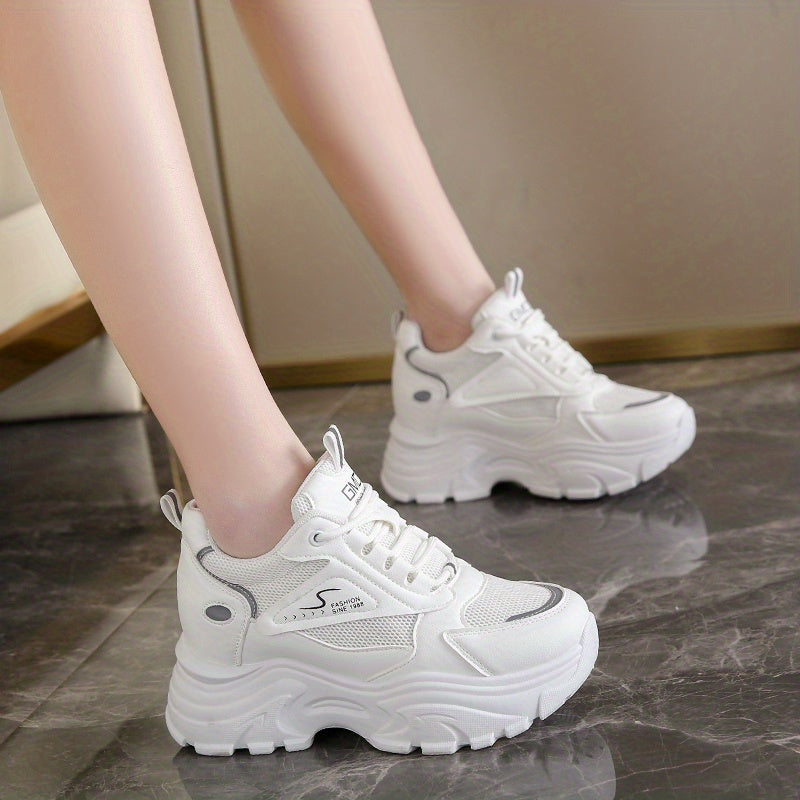 Non Slip Thick Shock Absorption Sports Sneakers Casual Walking Shoes