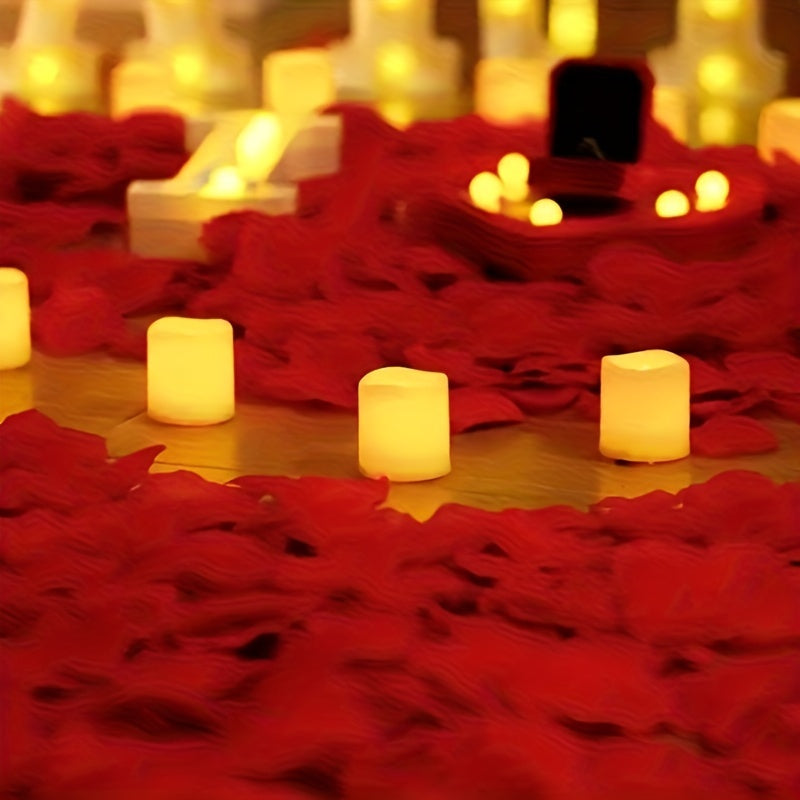 50pcs Classic Led Tea Candle Light Holiday Home Decoration