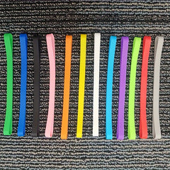 12 Colors Elastic Silicone Wrapped Strap Extra Large Rubber Band