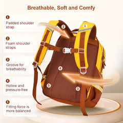 Kid's Large Capacity School Backpack with Multiple Pockets