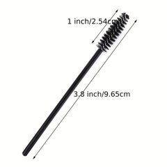 50Pcs Eyelash & Eyebrow Extension Wands Makeup Applicator Lash Brush