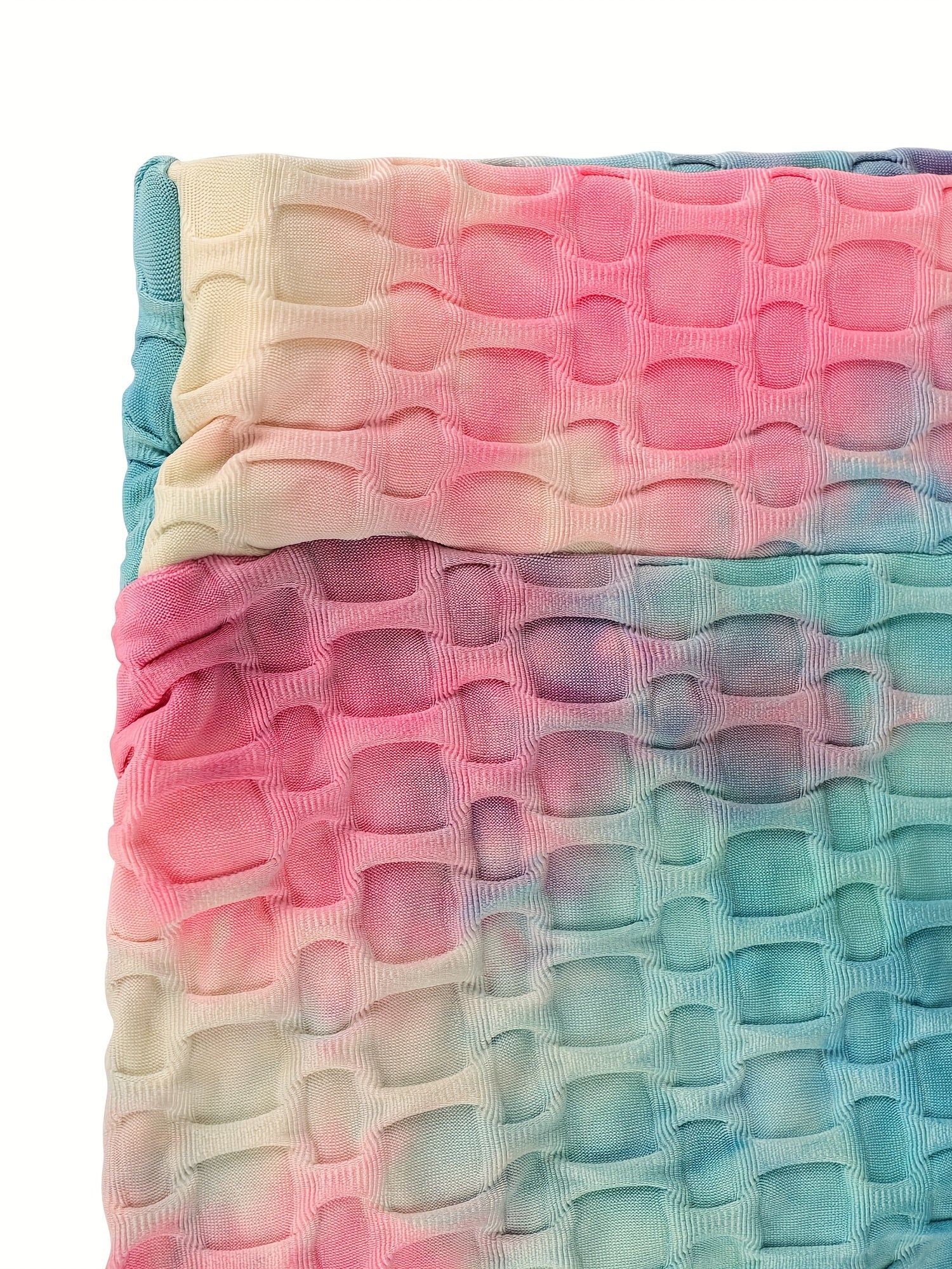 Tie Dye Honeycomb Running Shorts High Waist Yoga Activewear