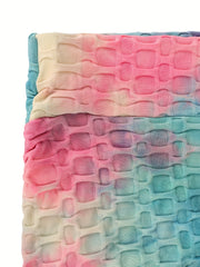 Tie Dye Honeycomb Running Shorts High Waist Yoga Activewear
