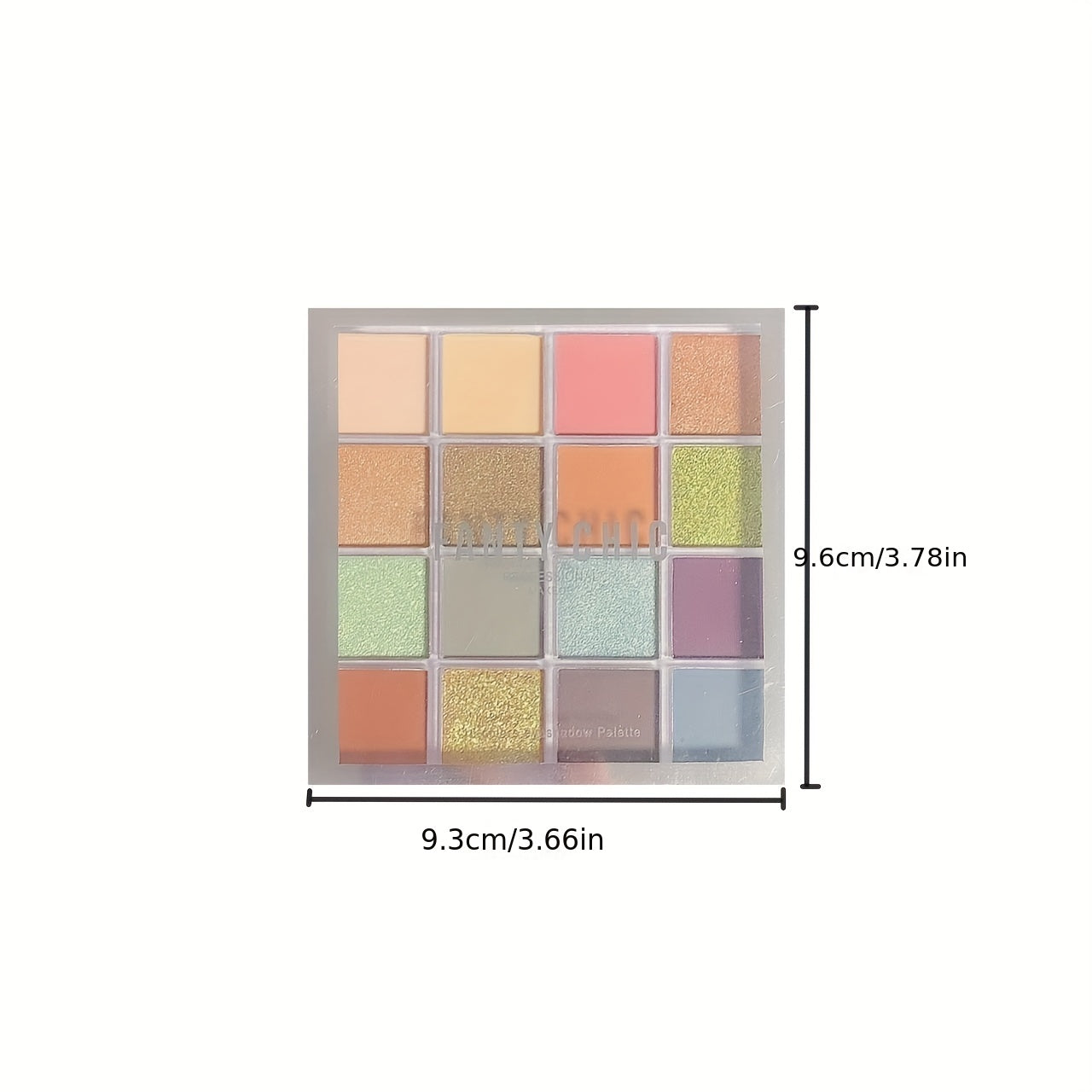 16 Shades Eyeshadow Palette Natural Matte Finish Cosmetics